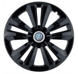 Cumpara ieftin Set 4 capace roti pentru Volkswagen, model Terra Black, R16