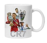 Cana alba personalizata &quot;Cristiano Ronaldo&quot;, INOVATIX&reg;. 330ml