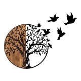 Cumpara ieftin Decoratiune de perete Benanje Pako World, Lemn de pin, Natural, 92x3x71 cm