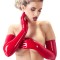 Manusi din Latex, Rosu, XL