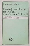 Limbaje moderne in poezia romaneasca de azi - Dumitru Micu - Carte