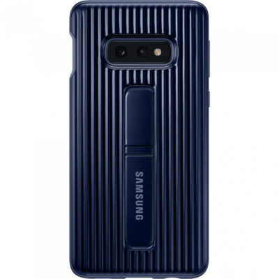 Husa Cover Hard Samsung Standing pentru Samsung Galaxy S10e Albastru foto