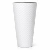 Ghiveci flori Prosperplast MATUBA slim 30x55 cm alb plastic 31L decorativ