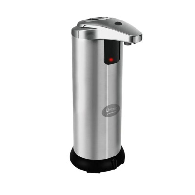 Dozator cu senzor infrarosu pentru sapun lichid din inox 250 ml foto