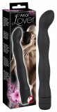 Vibrator Anal Lover, Negru, 18 cm, You2toys