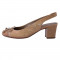 Pantofi decupati dama, din piele naturala, marca Gatta, 91207-3, bej 35
