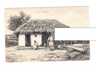 CP O casa taraneasca, pana in 1918, necirculata, stare buna foto