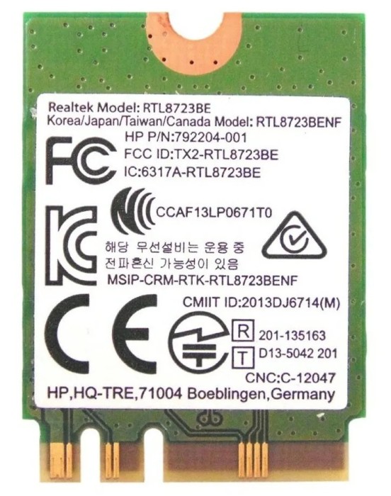 200.Modul/Placa retea wifi wireless wifi laptop CCAF13LP0671T0
