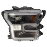Far FORD F-SERIES, 2018- model F150, partea Dreapta, TYC, Tip=USA; LED; manual; negru; fara modul LED; LED