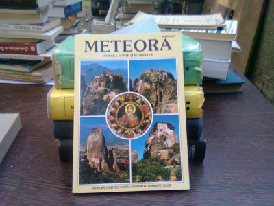 Meteora. Stancile sfinte si istoria lor (brosura turistica) foto