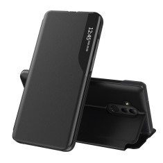 Husa Huawei Mate 20 Lite Eco Leather View flip tip carte, negru foto