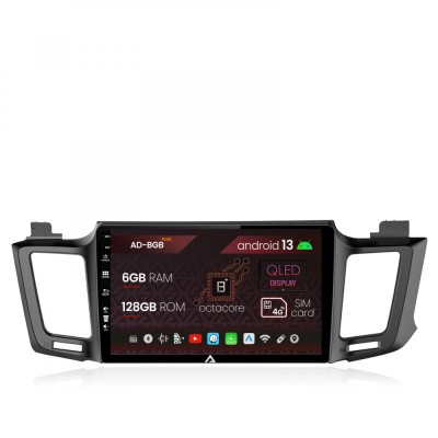 Navigatie Toyota RAV4 (2013-2018), Android 13, B-Octacore 6GB RAM + 128GB ROM, 10.1 INCH - AD-BGB10006+AD-BGRKIT060 foto