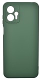 Husa de protectie din Silicon cu Microfibra la interior compatibila Motorola Moto G13, Verde inchis, Oem