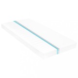 vidaXL Saltea, 100 x 200 cm, 7 zone, spumă PU, 10 cm, H2 H3