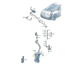 Rezervor spalator parbriz Volkswagen Id.3, 11.2019-; Id.4, 12.2020-, Cu senzor nivel lichid,Cu capac,Cu gura umplere, RapidAuto, Rapid