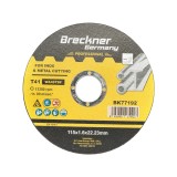 Disc flex pentru taiere inox T41 115x1.6x22.23 mm Breckner Germany