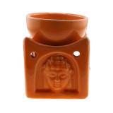 Vas aromaterapie din ceramica buddha portocaliu 82cm, Stonemania Bijou
