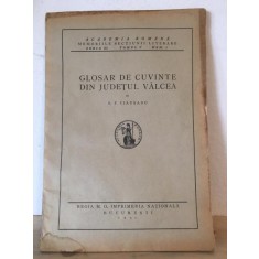G. F. Ciausanu - Glosar de Cuvinte din Judetul Valcea