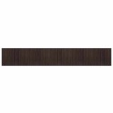 Cumpara ieftin Covor dreptunghiular, maro inchis, 80x1000 cm, bambus