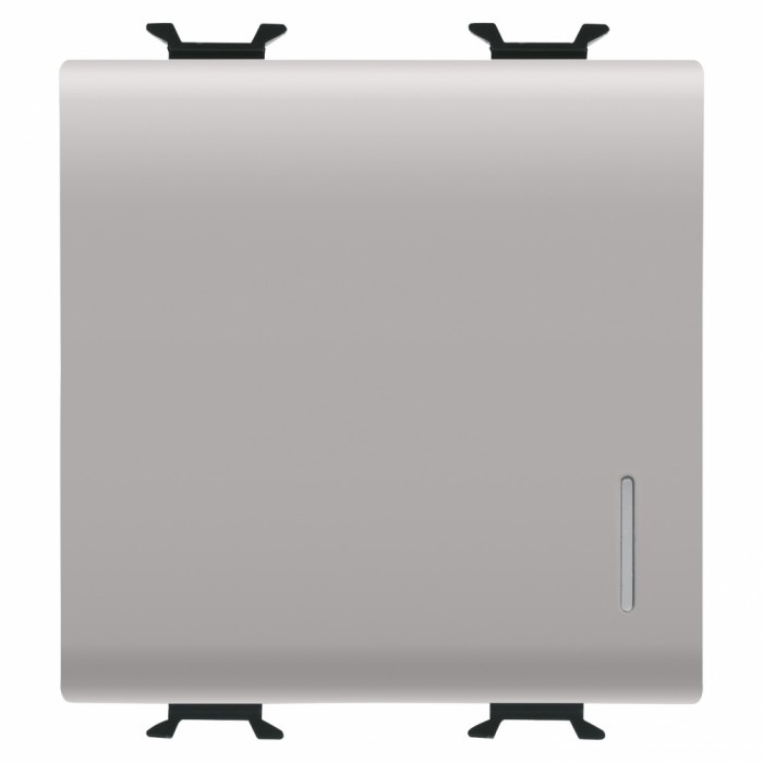 Intrerupator cap cruce cu led 2M Gewiss Chorus bej satinat MAT GW13102