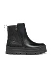 Geox cizme de piele D SPHERICA EC7.1 B A femei, culoarea negru, cu platforma, D46WSG 04322 C9999