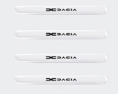 Set 4 logo autoadeziv protectie oglinda, maner usa Dacia Logan Duster Spring foto