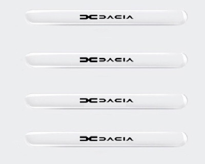 Set 4 logo autoadeziv protectie oglinda, maner usa Dacia Logan Duster Spring foto
