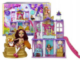 Casuta Enchantimals, Royal Castel cu accesorii si papusa Felicity Renard in tinuta regala inclusa, Mattel