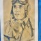 D316-I- Ofiter german al 3 lea Reich E. KISSEL 1937-aviator-Wermacht-Autoportret