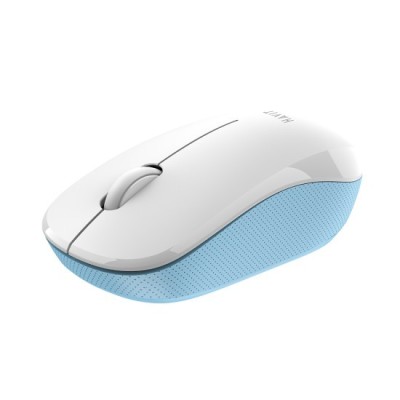Mouse Fara Fir 2.4GHz, 1200 DPI, ABS, PC- Havit (MS66GT) - White / Blue foto