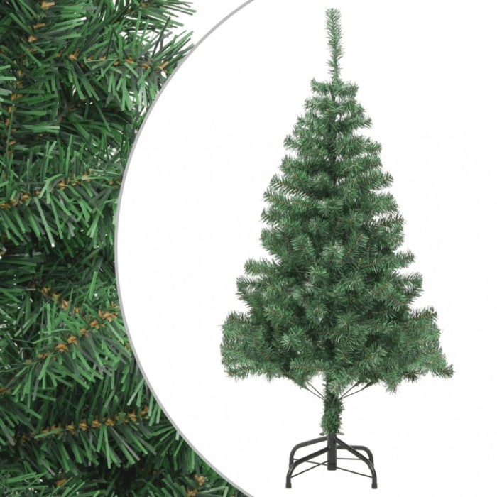 vidaXL Brad de Crăciun artificial, suport din oțel, 210 cm, 910 ramuri 60176