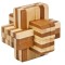 Joc logic IQ din lemn bambus Block Cross