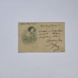 Carte Postala tematica portret litografie, circulata cu timbru in anul 1900 Timisoara - Temesvar / Banat / Romania / Austro- Ungaria