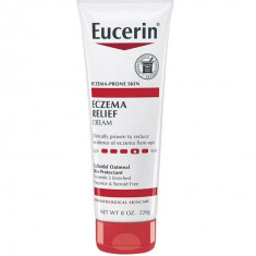 Crema de Corp, Eucerin, Eczema Relief, pentru Calmarea Eczemelor si Mancarimilor, fara Parfum, 226gr