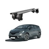 Bare transversale plafon Renault Scenic 2017+ din aluminiu, argintii sau negre