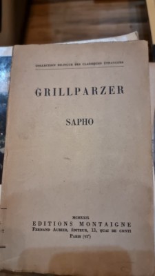 Sapho - Grillparzer foto