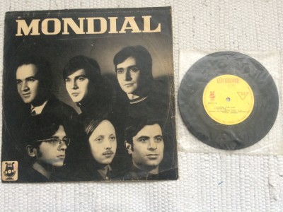 Mondial album disc vinyl lp muzica pop rock ST EDE 0544 / EDE 0543 + single 7&amp;quot; disc vinyl ambele electrecord G+ foto