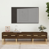 Comoda TV, stejar maro, 150x34,5x30 cm, lemn compozit GartenMobel Dekor, vidaXL