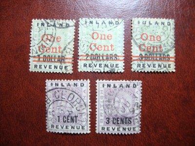 BRITISH GUIANA 1888/90 SUPRATIPAR foto
