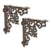 Set doua console din fonta antik brown KL-77, Ornamentale