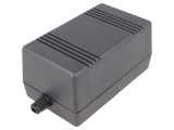 Carcasă alimentator ABS neagră 65mm x 132mm x 78mm
