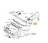 Suport bara de protectie Nissan Tiida (C11x/Sc11x), 06.2007-, Fata, stanga, Aftermarket, Rapid