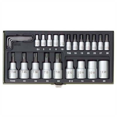 Trusa speciala pentru suruburile TORX, Proxxon 23102, 24 piese foto