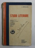STUDII LITERARE de G. IBRAILEANU , 1930