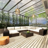Gossi set mobilier de gradina cu perne, 10 piese, maro, poliratan