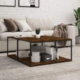 vidaXL Rafturi perete 4 buc. stejar fumuriu 80x50x1,5 cm lemn compozit