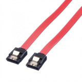Cablu date SATA III 6 Gb/s drept/drept 0.5m Rosu, Value 11.99.1550