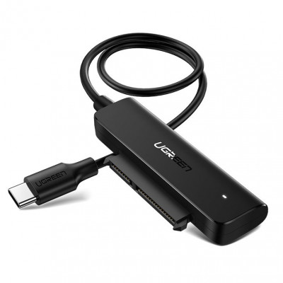 Adaptor Ugreen 2.5&amp;amp;#39;&amp;amp;#39; SATA III 3.0 HDD SSD - Adaptor USB Type C 3.2 Gen 1 (SuperSpeed ​​USB 5 Gbps) Negru (70610 CM321) foto