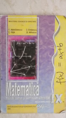 C. Nastasescu, s.a. - Matematica, manual pentru clasa a IX-a foto