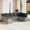 vidaXL Set de canapele pentru grădină 9 pcs Gri deschis Rattan poli 3347222